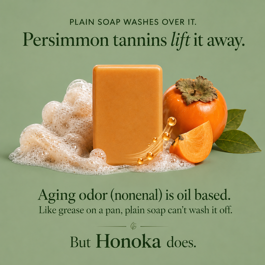 Premium Japanese Deodorizing Persimmon Soap